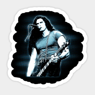 Peter Steele Forever Celebrate the Legacy of the Metal Legend with a Classic Music-Inspired Tee Sticker